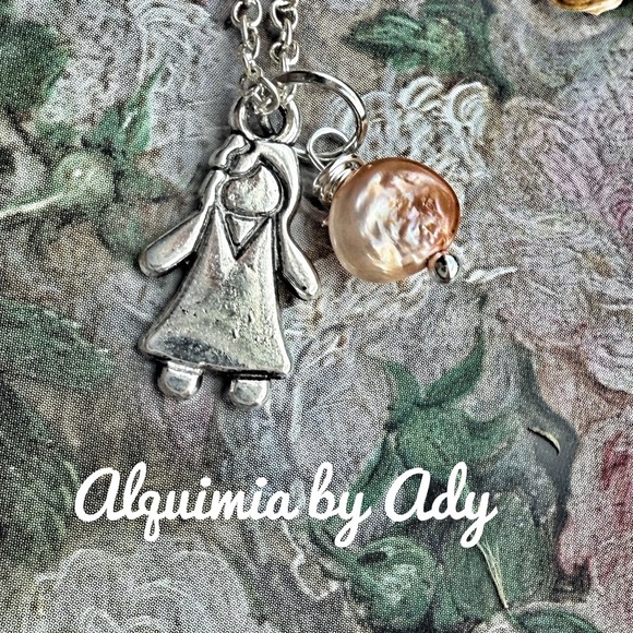 Alquimia Pearl and girl Pendant Necklace - Picture 1 of 1